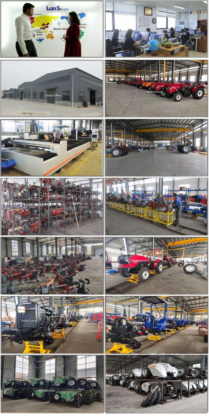 Hot Sale Factory Supply Chinese 40HP 4WD Farm/Mini/Diesel/Small Garden/Agricultural Tractor