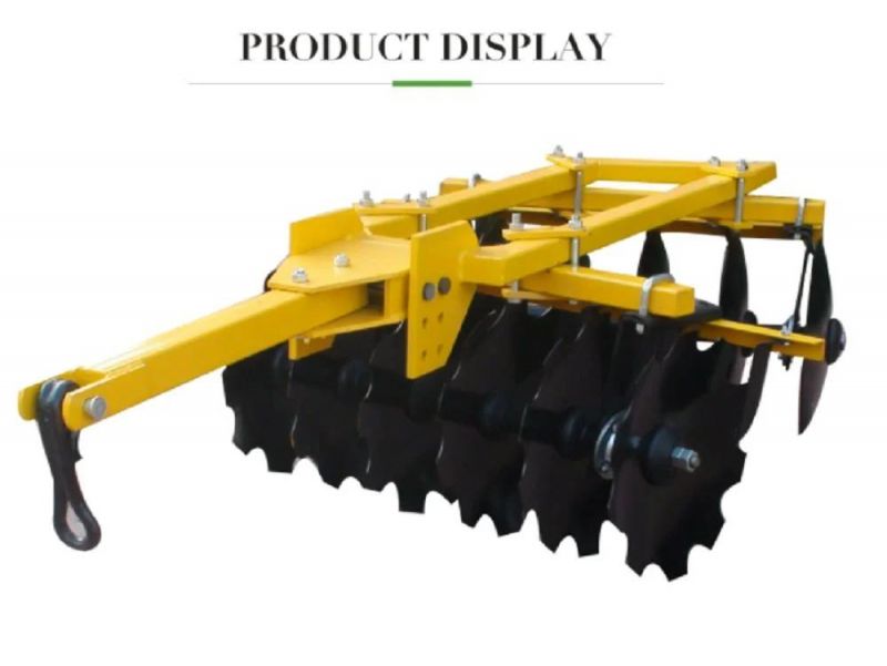High Quality 3 Point Mounted 1.1m Light-Duty Disc Harrow with Mud Cleaner for Small Tractors