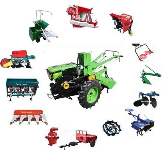 Hot Sale Mini Hand 18 Horsepower Two Wheel Tractor Agriculture Used Farm Walking Tractors ...