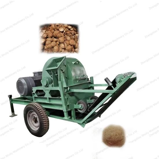 Mushroom Mobile Diesel Making Sawdust Wood Shaving Crusher Machine
