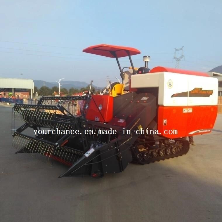 Africa Hot Selling 4lz-4.0 Rice Wheat Combine Harvester