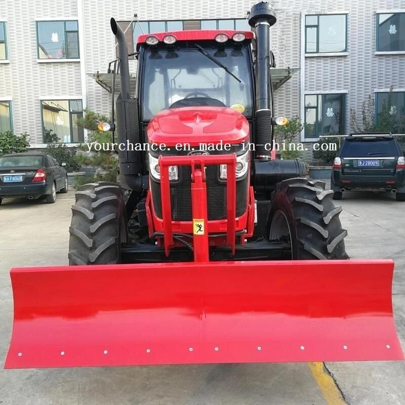 High Quality Agricultural Machinery Tt210 80-110HP Wheel Farm Tractor Front Hitch Bulldozer Dozer Blade