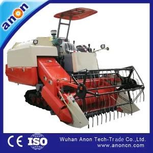 Anon High Quality Paddy Grain Wheat Rice Combine Harvester Harvesting Machine for Sale ...