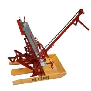 New Condition Agriculture Hand Held Cranked Manual 2 Row Seedling Machine Rice Paddy ...