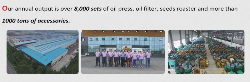 Water Cooling System Oil Pressing for Extract Nature Edible Oil