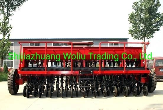 China Factory Produced Tractor Trailed Type 14 Rows Zero-Tillage Seed Planter with Fertilizer