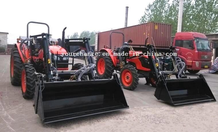 Ce Approved Hith Quality Tz10d Europe Quick Hitch Type Front End Loader for 70-100HP Kubota Wheel Farm Tractor