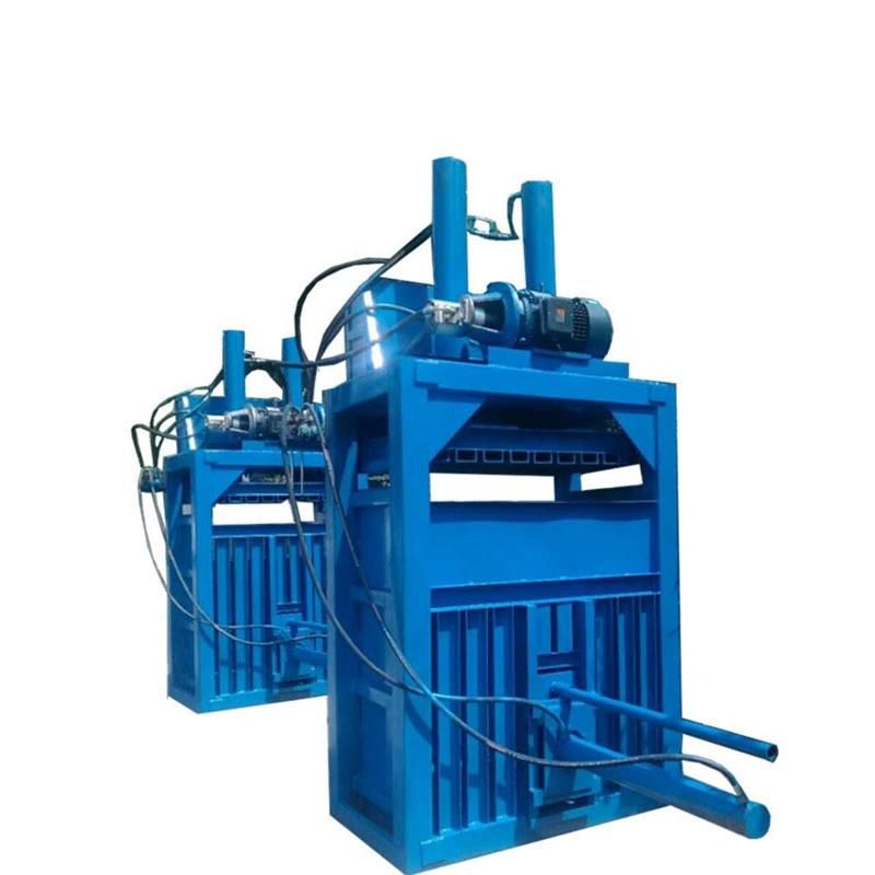 Hydraulic Carton Baling Press Machine / Vertical Plastic Scrap Baler / Waste Plastic Bottle Press