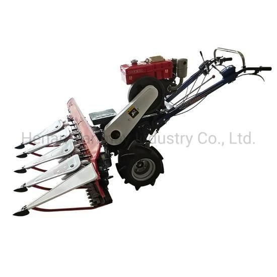 Easy Operate Paddy Rice Reaper Grass Grain Crop Wheat Harvester