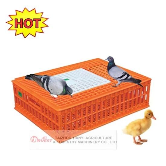 Plastic Live Bird Chicken Pigeon Duck Goose Transport Crate Poultry Carrying Box Cage ...