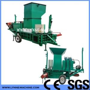 Rice Hull/Silage Feed Bagging Hydraulic Bale Press Machine for Dairy Farm