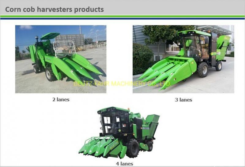 2 Lanes Corn Harvester Made in China, Reliable Corn Harvester. Cheaper Rice Harvester. Wheel Harvester