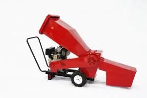 Chipper Shredder with Gasoline Engine Machine to Shredd Coconut Husks