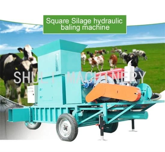 Small Square Baler Hay Baler for Walking Tractor Mini Hydraulic Baler Machine