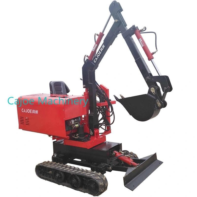 Factory Supply 9HP Towable Small Backhoe Excavator