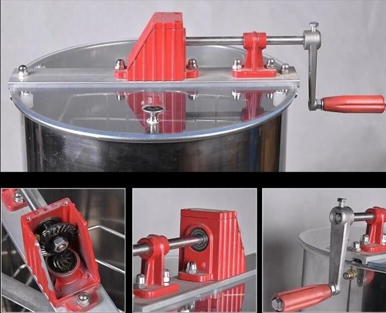 Stainless Steel Four 4/8 Frame Stainless Steel Honey Extractor