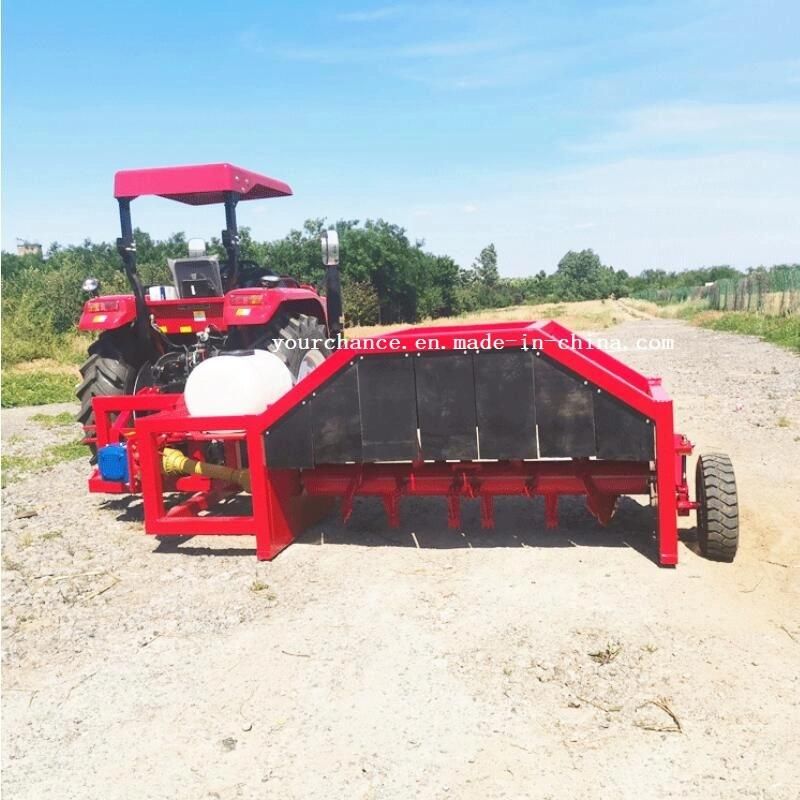 Australia Hot Selling Zfq200 Tractor Trailed Compost Windrow Turner Towable Behind Compost Turner Organic Cow Sheep Dung Chicken Pig Manure Mushroom Turner