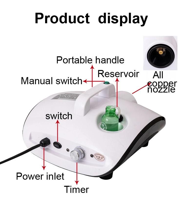 Hot Sale Auto Electric Disinfect Cold Fogger Machine Snaitizer Fogger for Car