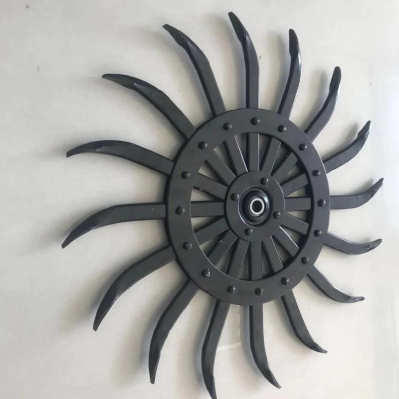 Hoe Harrow Rotary Teeth Black Wheel Agricultural Machinery Spare Parts