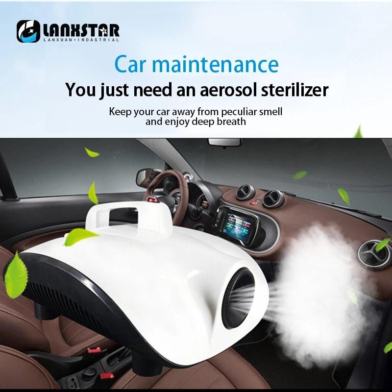 Portable 2in1 1500W Remote Car Atomizer Sprayer Home Party Smoke Machine Fogger for Disinfection