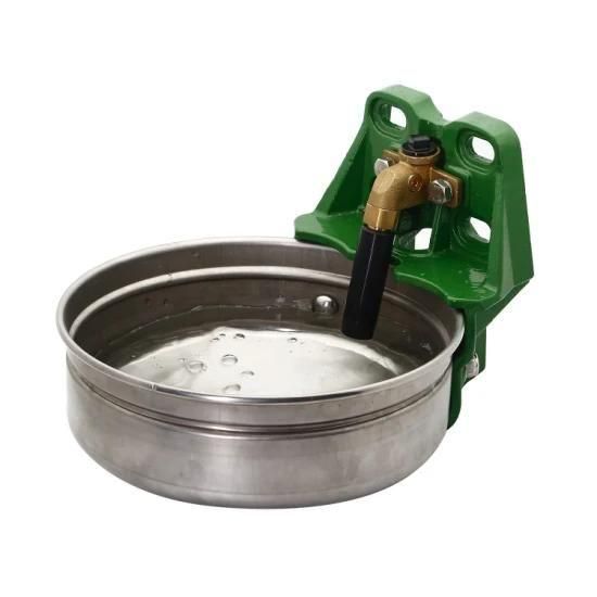 304 Stainless Steel Water Trough Large Capacity Water Bowl Cast Iron Bracket