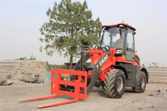 Ce Approved Farm Machinery Everun 2.0ton Er20 Compact Wheel Loader