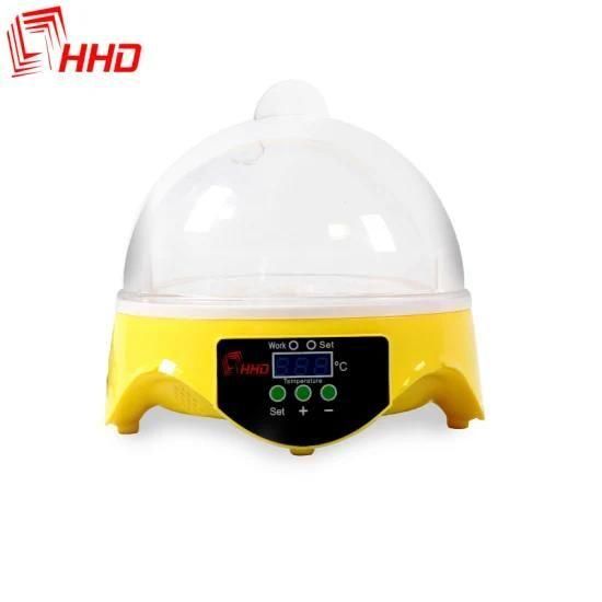 Hhd Hot Selling 7 Eggs High Hatching Rate Mini Egg Incubator Ce Approved