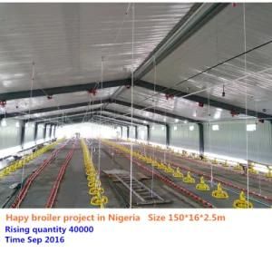 2017 Hot Sale Chicken Farm Equipments with Steel Structure Poultry Shed