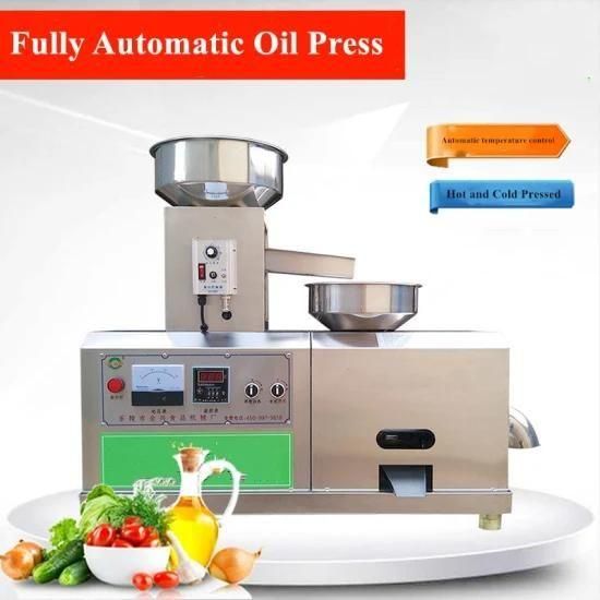 Stainless Steel Fully Automatic Screw Oil Extractor Commercial Sesame Peanut Walnut Oil ...