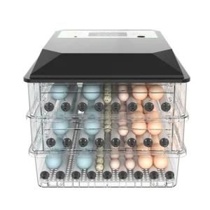 Fast Shipping Full Automatic Poultry Chicken Egg Incubator with LED Efficient Egg Testing ...