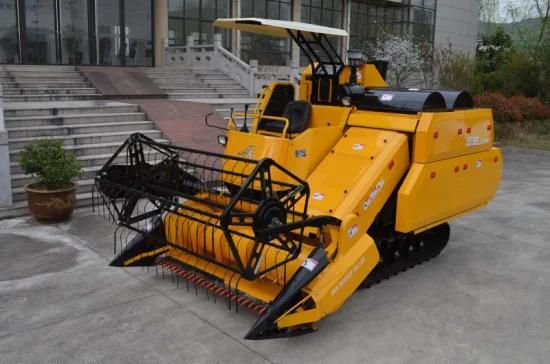 Manufacturer 4lz-4.6 Self-Propelled Wheat Rice Combine Harvester