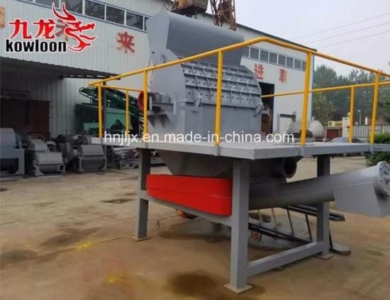 Dust-Free Double Motor Drive Agricultural Machinery Wood Chipper