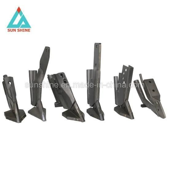 Tillage Casting Parts with Tungsten Carbide Tiles for Agricultural Machinery
