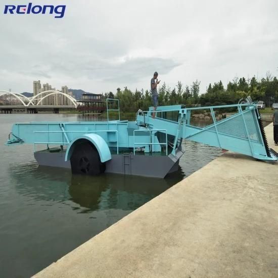 Aquatic Plant Harvesting Machine Remove Water Hyacinth
