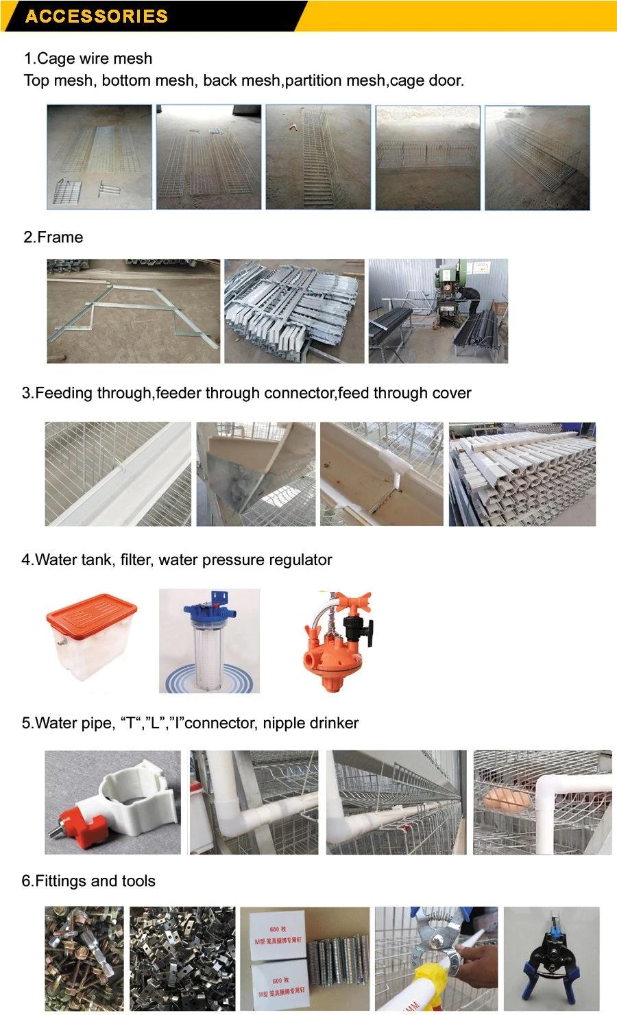 Hot DIP Galvanized Battery Layer Chicken Cage Poultry Equipment