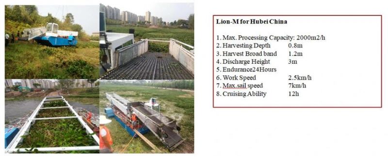 Semi Automatic Weed Harvester Equipment with ISO9001 Certaficate