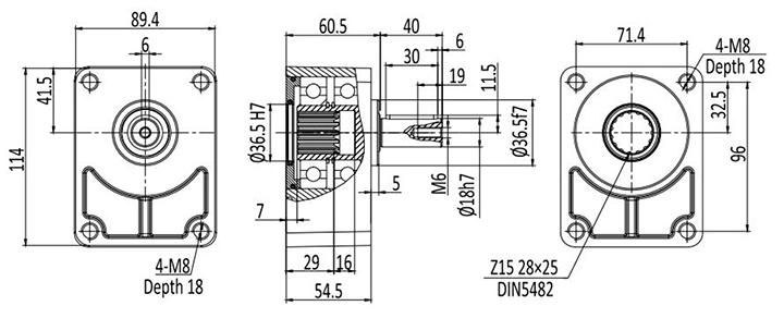 Bearing Support 25601 for Agriculture Machinery
