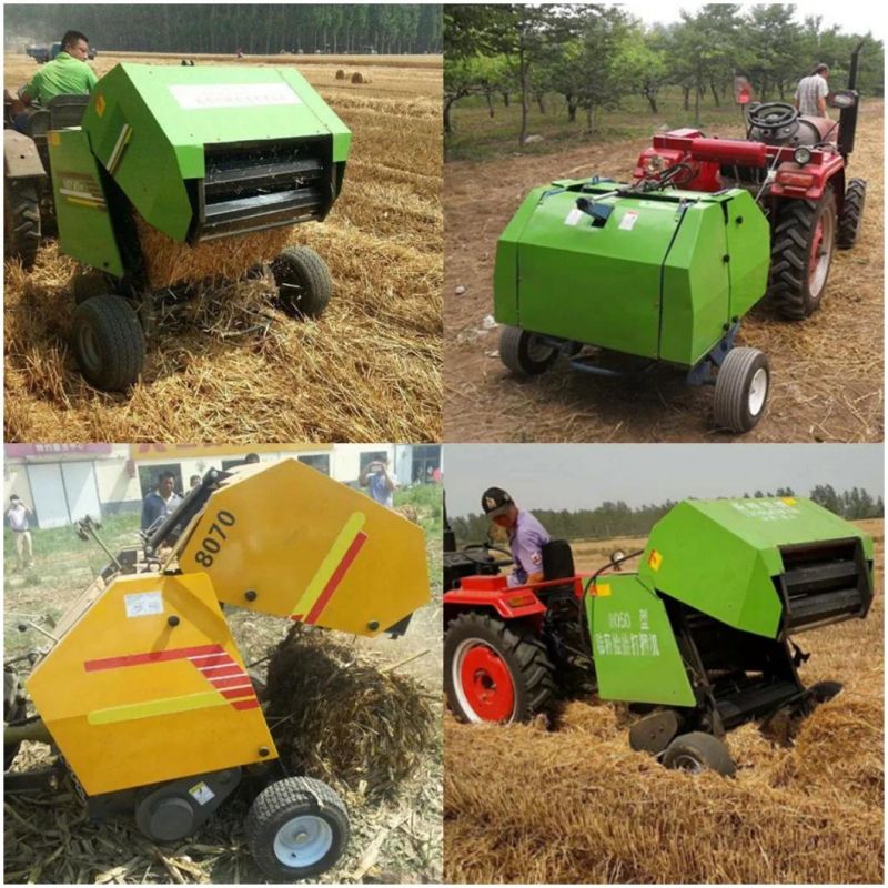 Hot Sale Mini Round Hay Baler Connected Tractor with CE Certificate