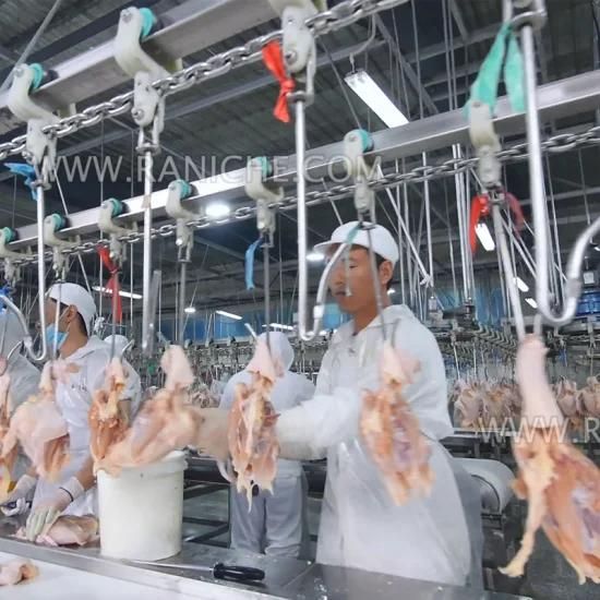 Halal Abattoir Line Broiler Chicken Poultry Slaughter Machine Slaughterhouse Equipment ...