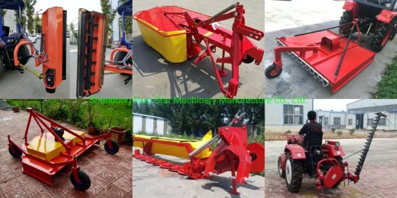 Width 1.35m Rotary Drum Lawn Mower Sickle Hydraulic Alfalfa Hay Mower Garden Grass Machine Agricultural Machinery Trimmer Disc Mower 35-50HP Tractor Dm135