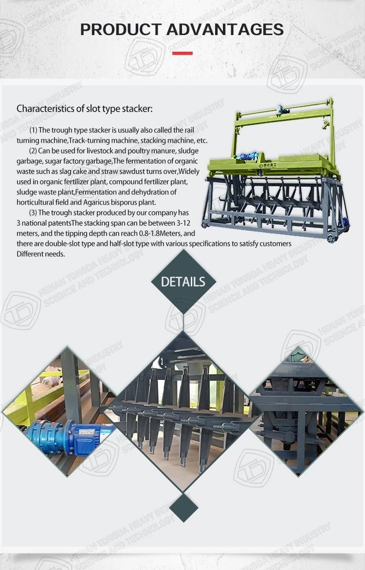 China Manufacturer Fertilizer Making Machine New Compost Mixing Machine Cow Dung Compost Turner on Sale
