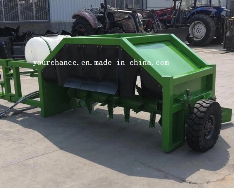 High Quality Farm Machinery Zfq200 2m Width Small Tractor Towable Pto Drive Manure Compot Windrow Turner for Sale