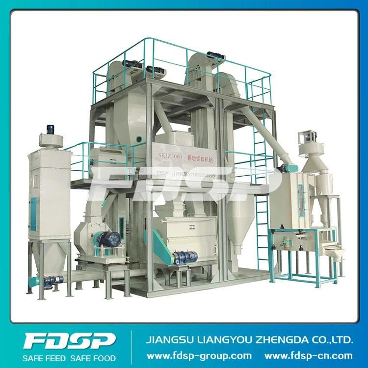 High Level Shrimp Feed Mill Plant Feed Production Line