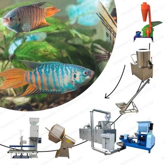 Animal Feed Extruder Machine Floating Fish Animal Food Pellet Making Machine