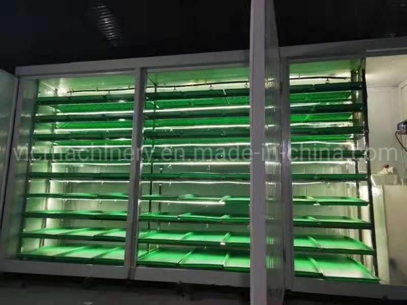 2020 Newest Moving Hydroponic Farm Equipment With 120 trays