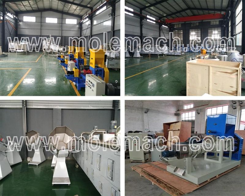 Single Screw Stainless Steel Floating Fish Fish Feed Mill Production Line