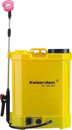 16L Knapsack Hand Sprayer Agricultural Backpack Electric Sprayer (KD-16D-001)
