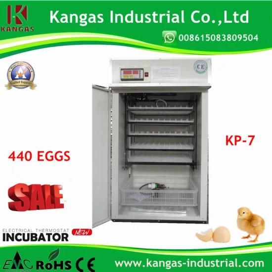 CE Approved 440 Eggs Digital Egg Incubator Digital Chicken Egg Incubator (KP-7)