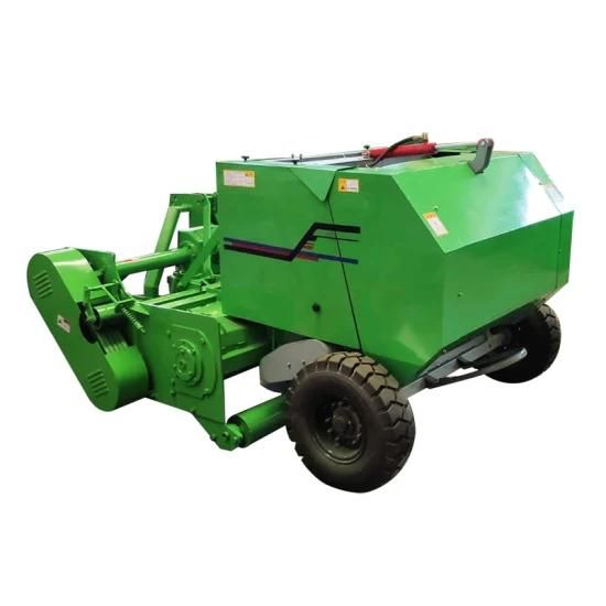 Full Automatic Tractor Mounted Corn Silage Peanut Straw Crusher Round Baler