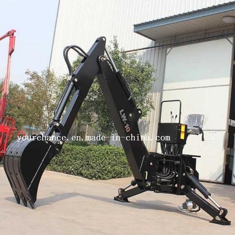 Hot Sale Tractor Attachment Lw-10 70-120HP Farm Tractor Towable Point Hitch Pto Shaft Drive Backhoe with ISO Ce Certificate